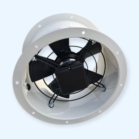 AXW 2E250-B-T Shuft вытяжной осевой вентилятор на монтажной панели с защитной решеткой